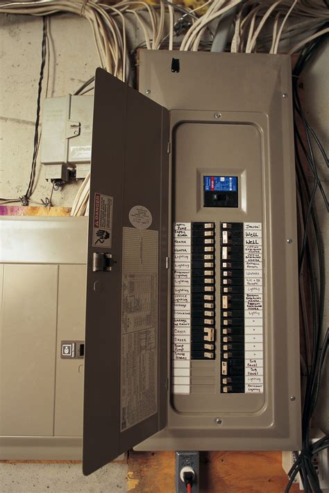 main electrical panel box|inside of a breaker box.